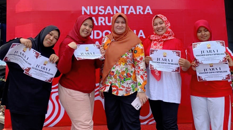 wajah para pemenang lomba dari IIPOJK